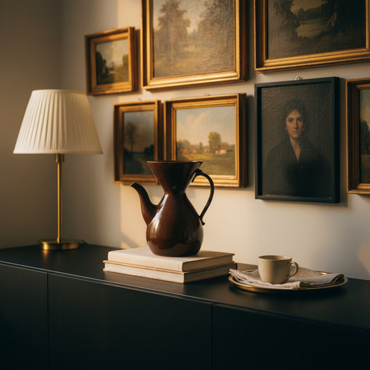 Cafetière à filtre victorienne