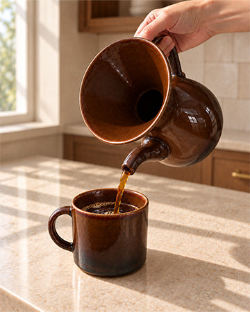 Enhanced Pour — Brown