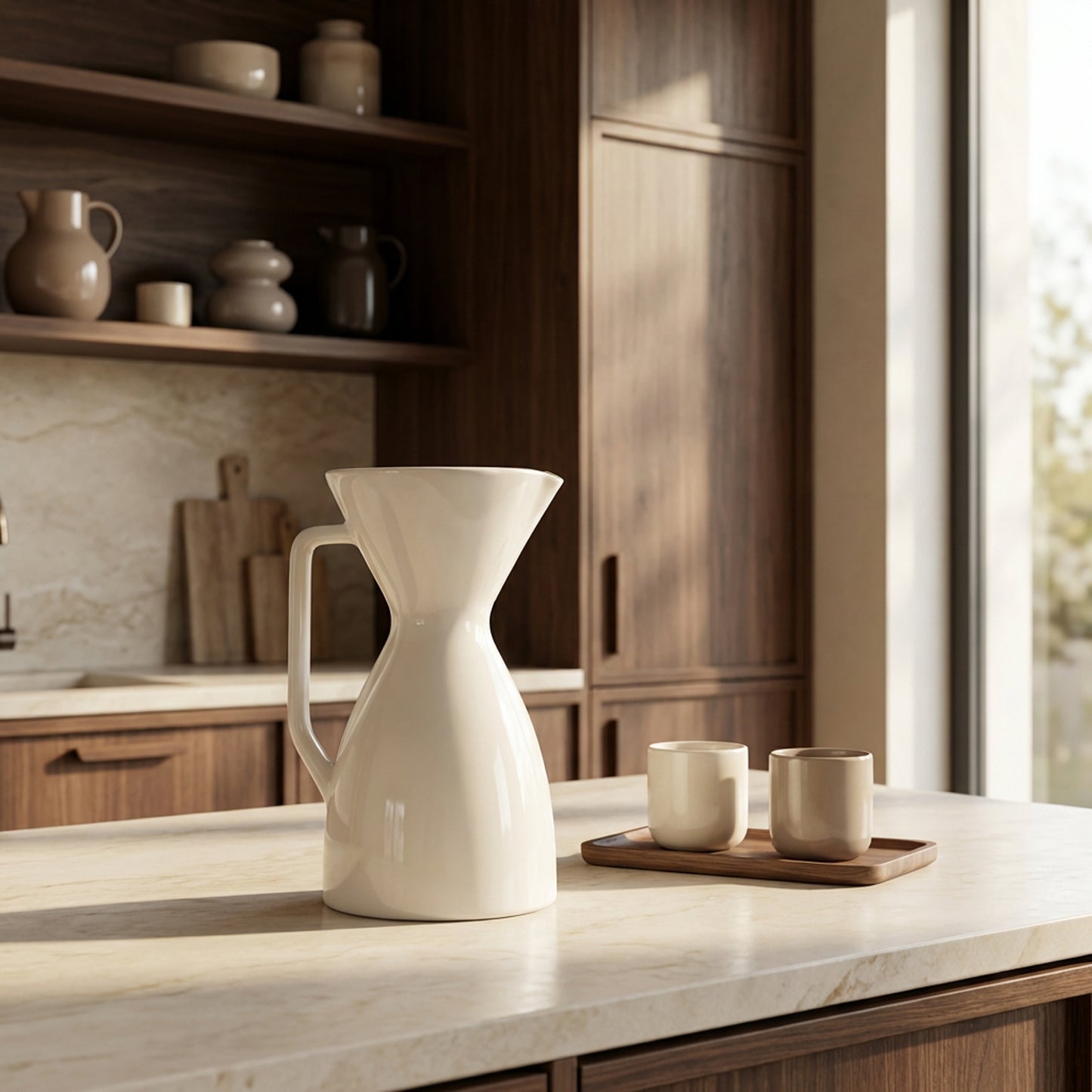 Cafetière à filtre victorienne