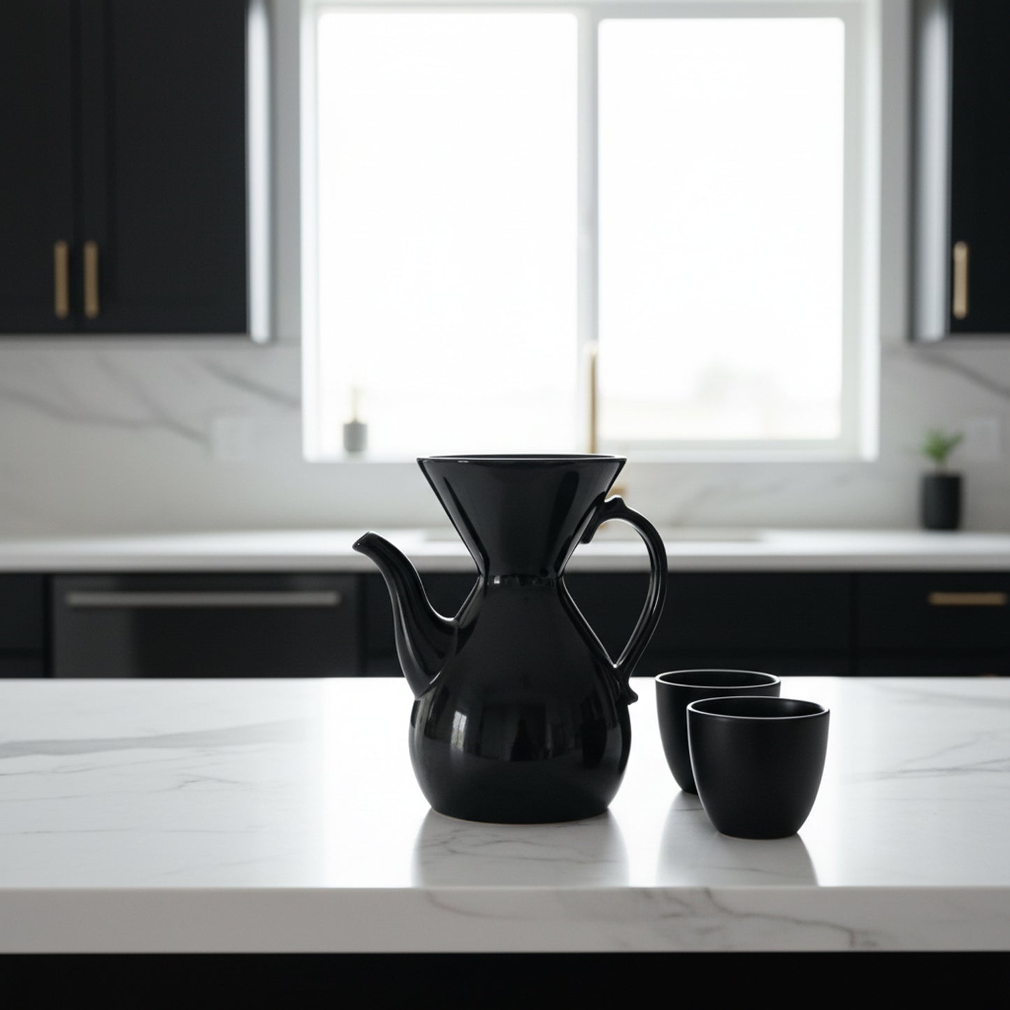 Cafetière à filtre victorienne