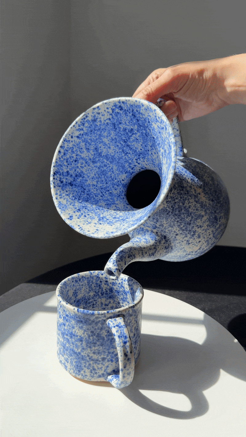 Enhanced Pour — Delft Blue